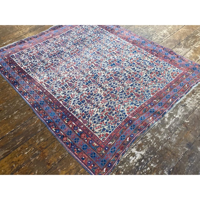 Antique Afshar Rug, 1890s For Sale - Image 5 of 18