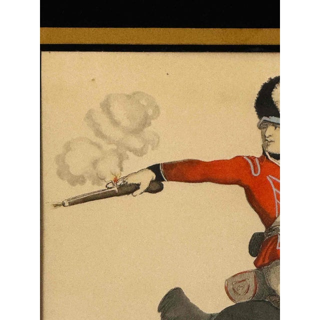 English Soldier Prints - Vintage - A Pair For Sale - Image 4 of 12