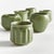With an eclectic mix of organic forms, this set of six mini pots are simply adorable. What makes them so unique is the...