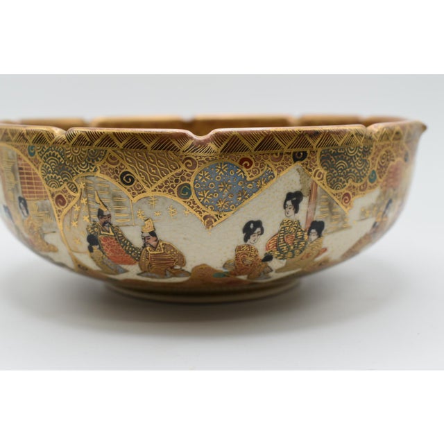 Late 19th Century Japanese Satsuma Bowl From the Meiji Period For Sale - Image 18 of 18