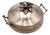 Hammered Silver Candy Box with Knob on the Lid For Sale