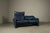1990s Maralunga 2-Seater Sofa in Blue Leather by Vico Magistrettifor Cassina, Italy, 1973 For Sale - Image 5 of 16