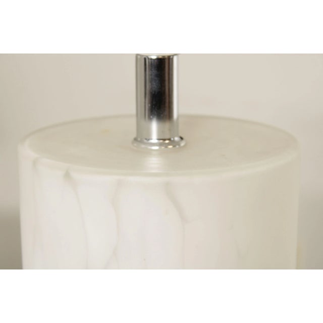 Mid Century Modern Art Glass Table Lamps - A Pair For Sale - Image 10 of 13