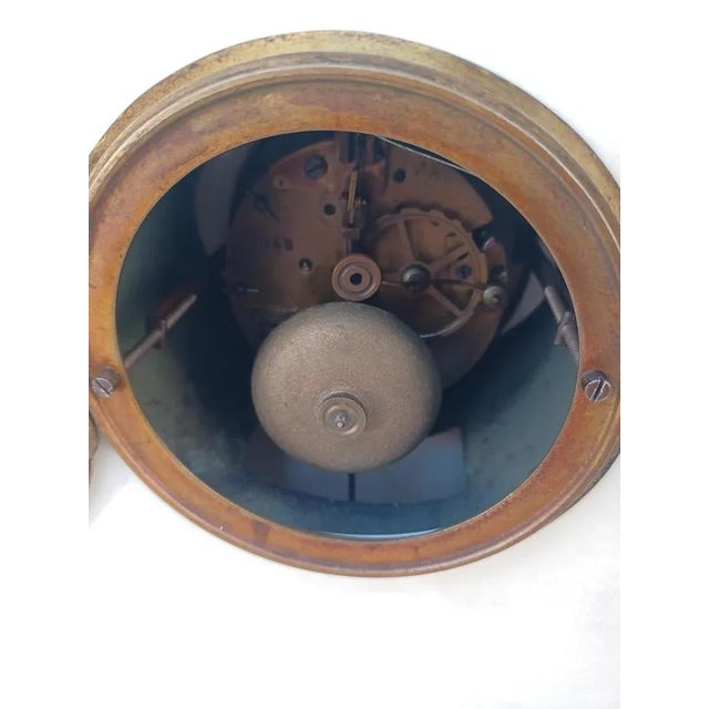 Ceramic Large Art Nouveau Clock in Porcelain from Royal Dux, 1900s For Sale - Image 7 of 13