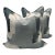 Harlequin Perspective Emerald/Peony Pillows- A Pair For Sale
