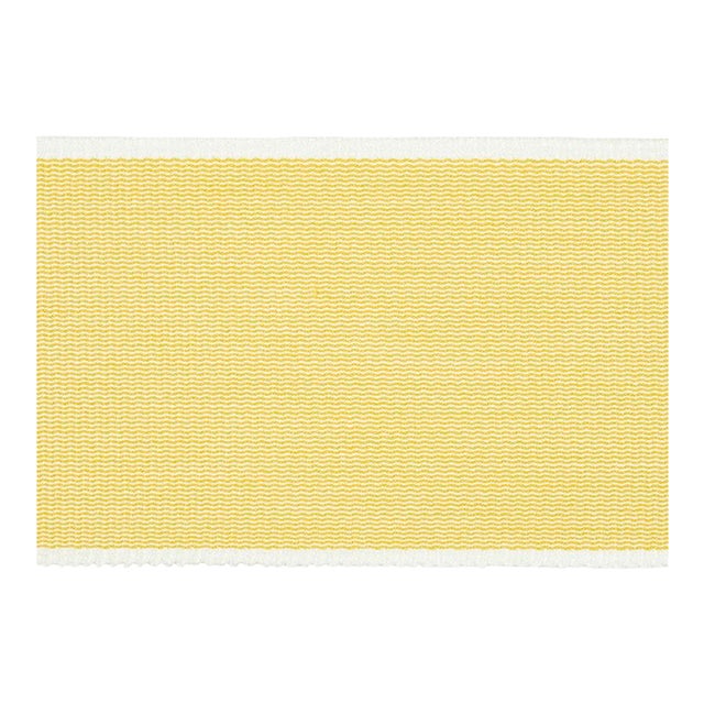 Sample - Schumacher Sandpiper Tape in Yellow For Sale