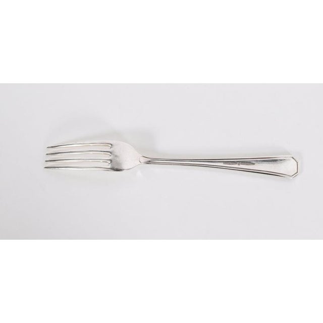 Metal Vintage Silver Plate Cutlery Set from Mappin & Webb, Set of 93 For Sale - Image 7 of 17