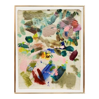 "Palette Play 101" Original Contemporary Abstract Painting by Mel Rea For Sale