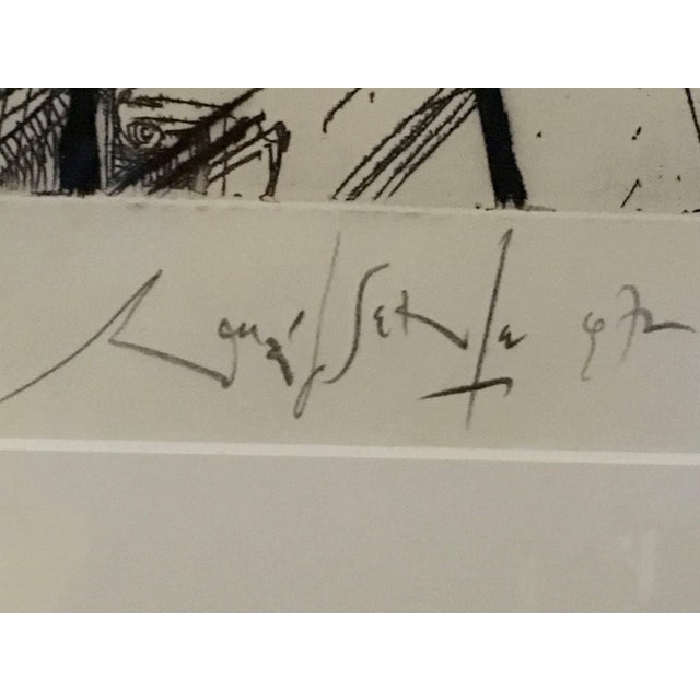 Early 20th Century Ralph Steadman, The Temple, Large Nude Woman with Rainbow Ralph Steadman For Sale - Image 5 of 6