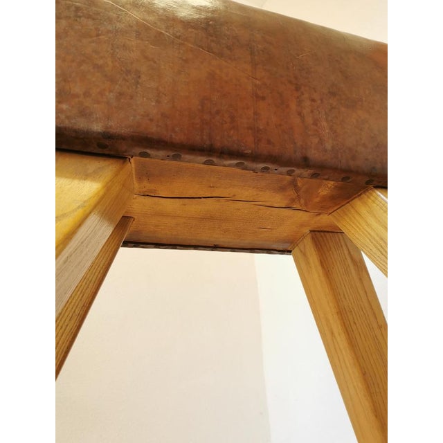 Vintage Leather Gym Pommel Horse, 1960s For Sale - Image 16 of 18