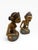 Mid 20th Century Large Vintage Indonesian Javanese Loro Blonyo Hand-Carved Polychrome Wood Bride & Groom Figures – Pair For Sale - Image 5 of 11