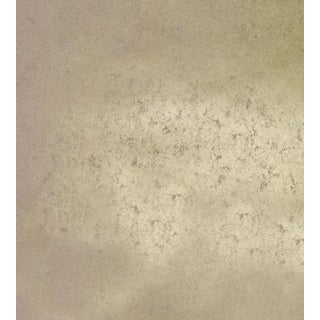 The House of Scalamandre Hand Hammered Leaf Wallcovering, Nickel For Sale