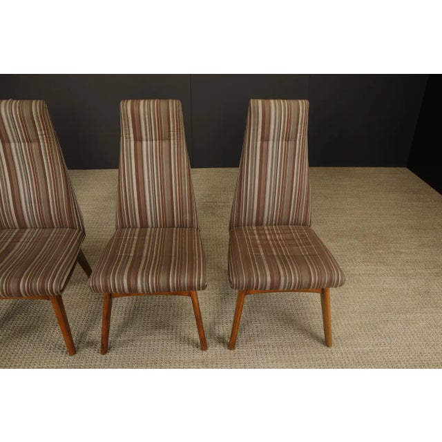 Mid-Century Modern Set of Four Dining Side Chairs by Adrian Pearsall for Craft Associates, 1960s For Sale - Image 3 of 18