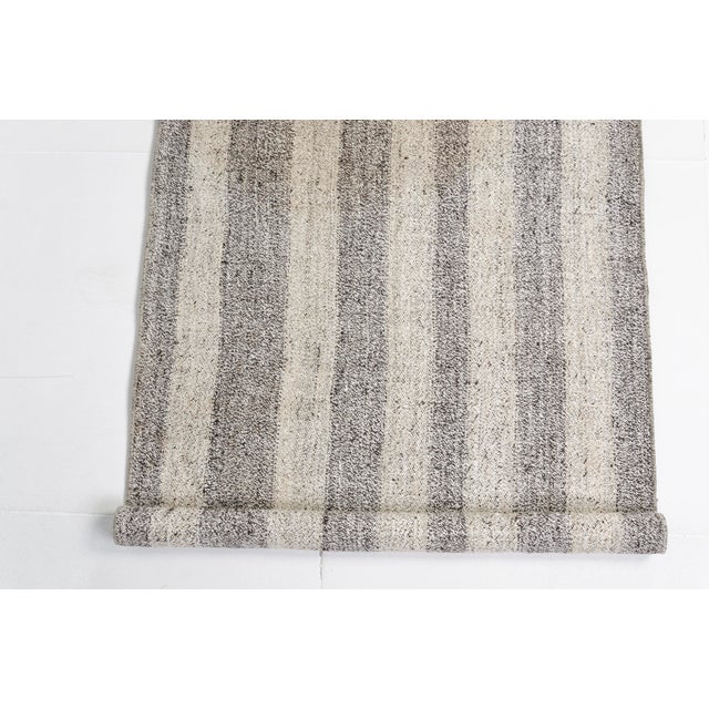 Textile 1960s Natural Handwoven Decorative Runner For Sale - Image 7 of 10