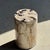 Small Side Table in White Petrified Wood Inlaid with Black, 1980s For Sale - Image 9 of 11
