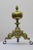 European Engraved Brass Andirons For Sale - Image 4 of 7