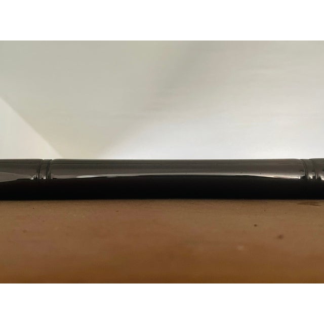 Vintage Rectanglar Wall Mirror in Tubular Metal and Brass, 1970s-1980s For Sale - Image 4 of 18