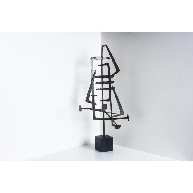 1950s 1950s Studio Forged Metal Sculpture For Sale - Image 5 of 7