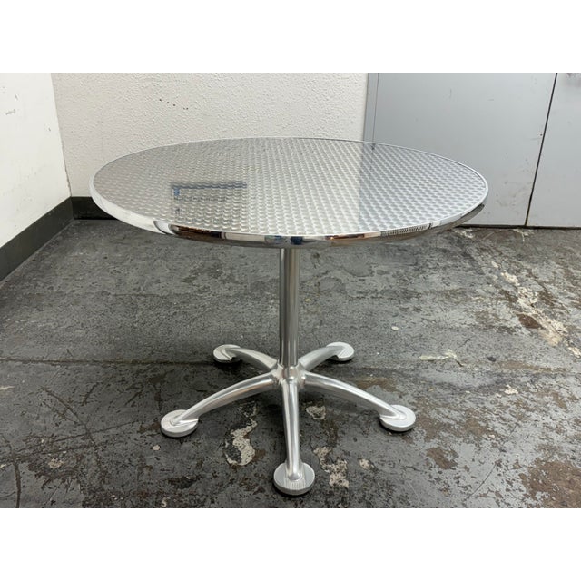 Modern Jorge Pensi for Amat-3/Knoll International Aluminum Table For Sale - Image 3 of 12