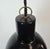 Black Vintage Industrial Black Enamel Ceiling Lamp, 1950s For Sale - Image 8 of 15