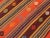 Orange Vintage Turkish Kilim Rug - 109" X 71.5" For Sale - Image 8 of 9