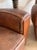Pair of Two Vintage Oversized French Leather Club Chairs For Sale - Image 16 of 18