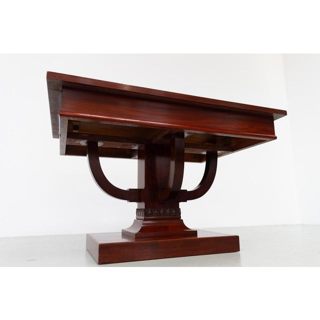 Danish Art Deco Mahogany Center Table, 1920s For Sale - Image 9 of 18