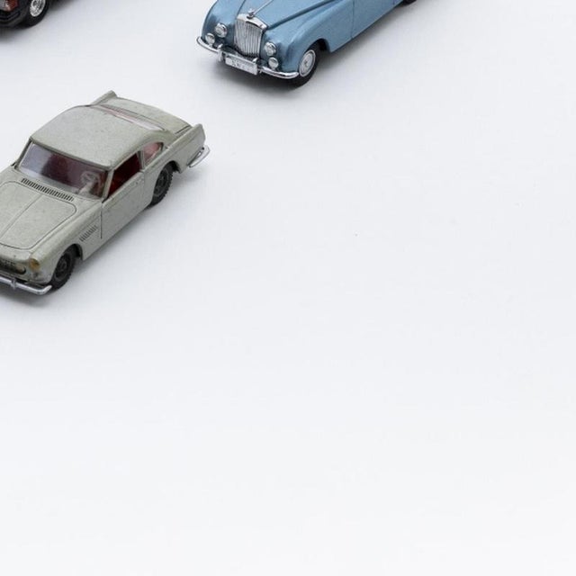 Vintage European Miniature Cars, Set of 6 For Sale - Image 5 of 6
