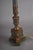 1950s Tall Vintage Brass Table Lamp with Green Lacquered Column, 1950s For Sale - Image 5 of 9