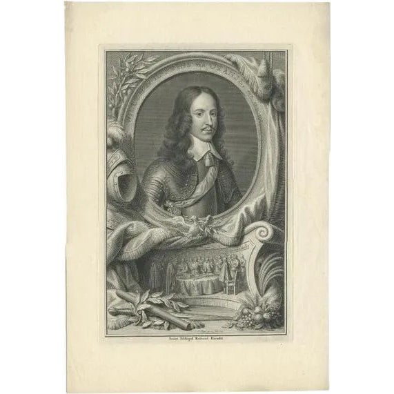 Portrait of William II, 1749, Paper For Sale