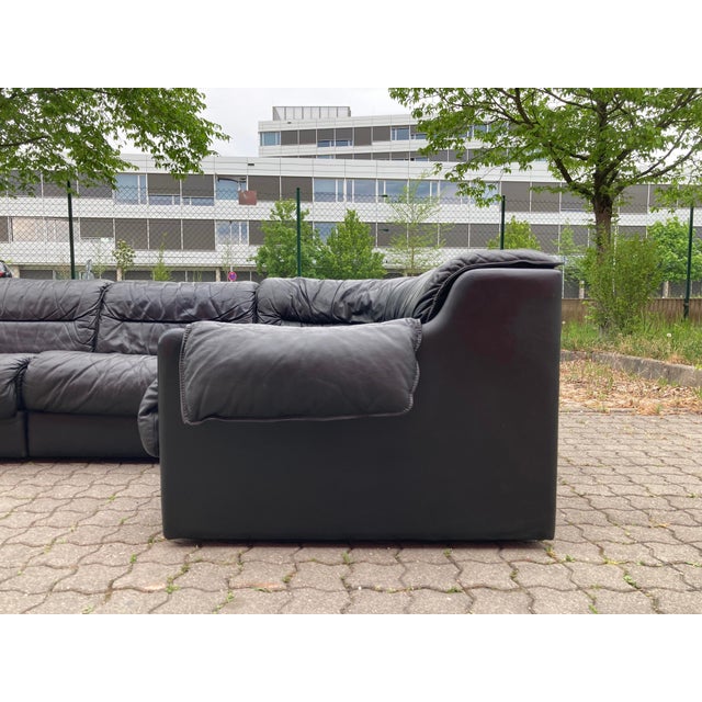 1980s Modular Leather Sofa from Dreipunkt International, 1970s, Set of 5 For Sale - Image 5 of 18