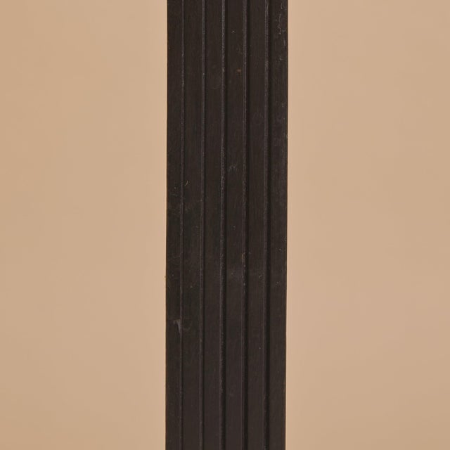 French Art Deco Rosewood Pedestal with Marble Top, 1940s For Sale In Chicago - Image 6 of 11