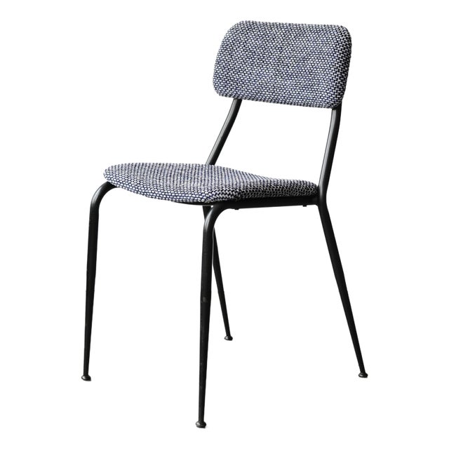 Mid-Century Italian Fabric Chair For Sale