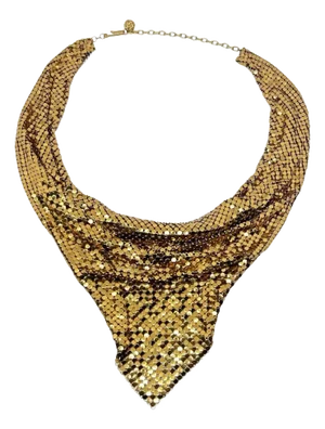A 1960s Golden Mesh Italian Necklace Accessory