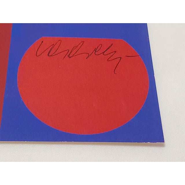 Modern Victor Vasarely, The Moon in the Making, Signed Silkscreen, 1963 For Sale - Image 3 of 4