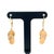 Gold Ha Hoku 14k Yellow Gold Diamond Hawaiian Slippers Earrings, A Pair For Sale - Image 8 of 12