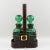Mid-Century Leather Case Tantalus With Two Glass Decanters, 1960s For Sale - Image 13 of 13