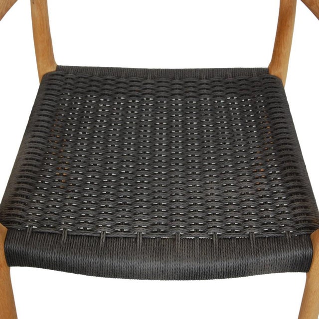 Black Model 62 Armchair in Oak For Sale - Image 8 of 15