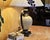 Ashley Gavivi Style Crackle-Glaze Ceramic Urn & Bronze Scroll Table Lamp For Sale - Image 14 of 18