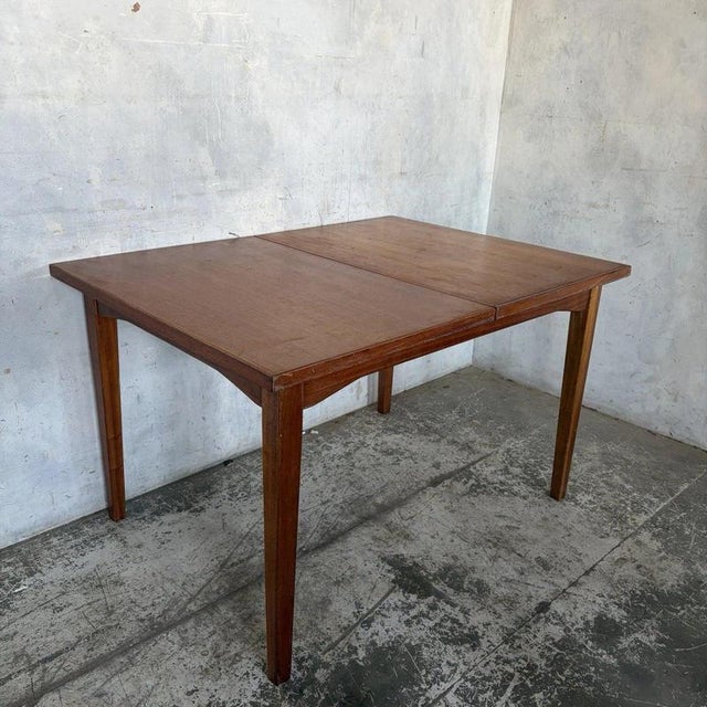 Mid-Century Teak Extending Dining Table from Uniflex, 1960s For Sale - Image 4 of 7