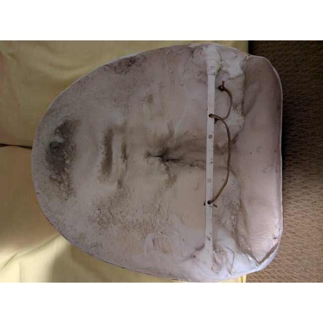 Vintage 1990s Large Mask Wall Hanging For Sale - Image 4 of 7