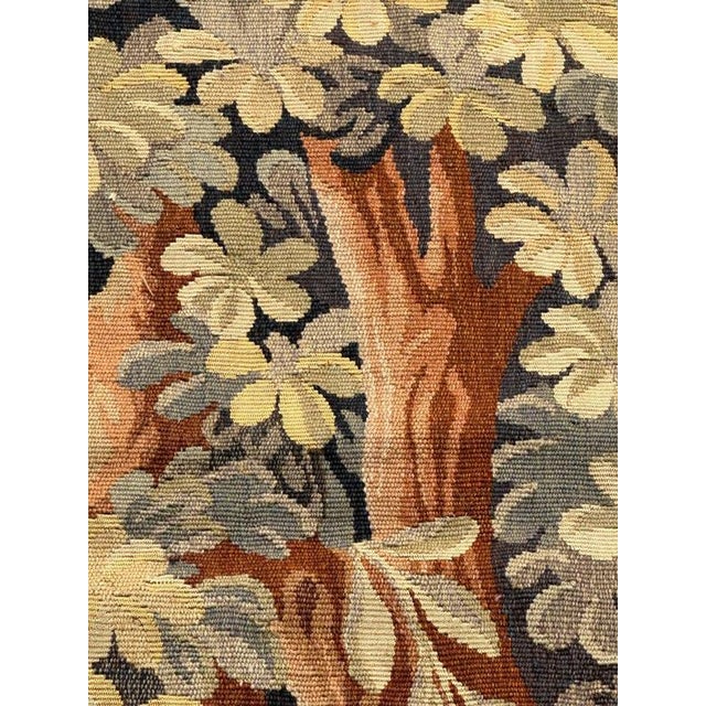 19th Century French Aubusson Landscaper Tapestry, 1890s For Sale - Image 18 of 18