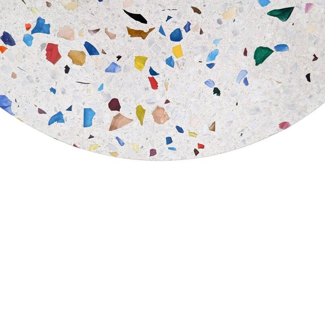 Sculpture Materials Terrazzo Kyoto Dining Table by Shiro Kuramata for Memphis Milano For Sale - Image 7 of 9