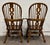 Vintage Barnard & Simonds Windsor Style Solid Wood Hoop Back Arm Chairs - Pair For Sale In Kansas City - Image 6 of 8