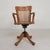 Oak Office Chair with Adjustable Spring System and Height Adjustment, 1950s For Sale - Image 17 of 18