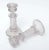 Transparent William IV Heavy Leaded Candlesticks - a Pair For Sale - Image 8 of 11