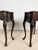 Brown French Louis XV Style Bombe Nightstands with Two Drawers, 1930, Set of 2 For Sale - Image 8 of 12