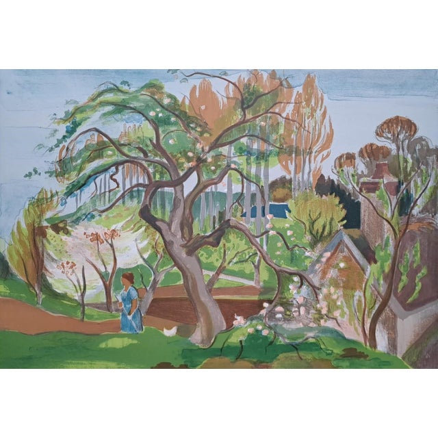 Maurice Mourlot (1906-1983) Countryside scene Original lithograph on vellum Signed in pencil by the artist, EA (artist's...