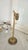1960s Hollywood Regency Brass Double-Arm Guest Towel Stand For Sale - Image 12 of 18
