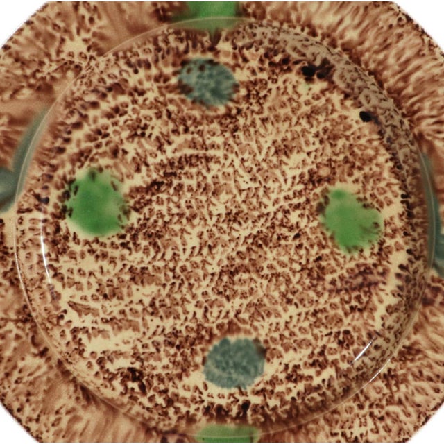 Tortoiseshell Brilliance: Large English Whieldon-Type Creamware Dish Circa 1765–1775 This exceptional, large-scale English...